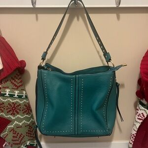 Montana West Faux Leather Hobo Bag